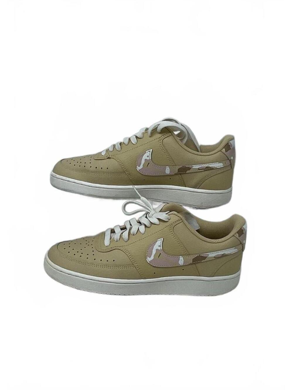 Nike Womens Court Vision Low DX3734-200 Beige Lace-Up Sneaker Shoes Size 9